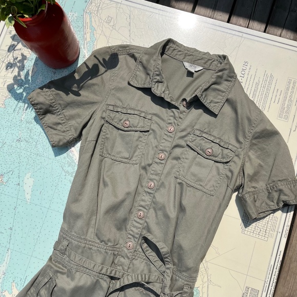 Jacob Dresses & Skirts - Khaki Green Jacob Safari Style Dress